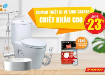 Mua trọn bộ thiết bị vệ sinh Caesar giá chỉ từ 5 triệu